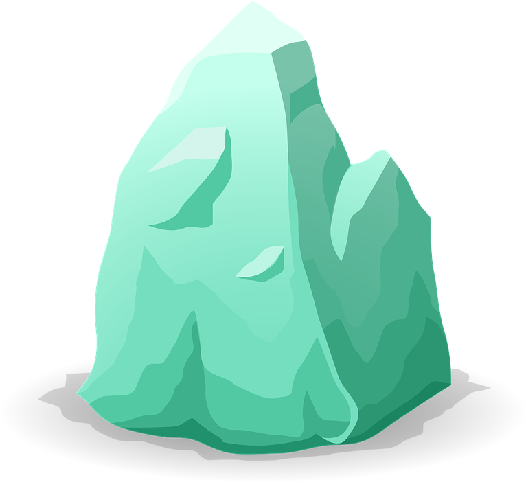 Iceberg Png Picture - Iceberg Cartoon Png (891x720), Png Download
