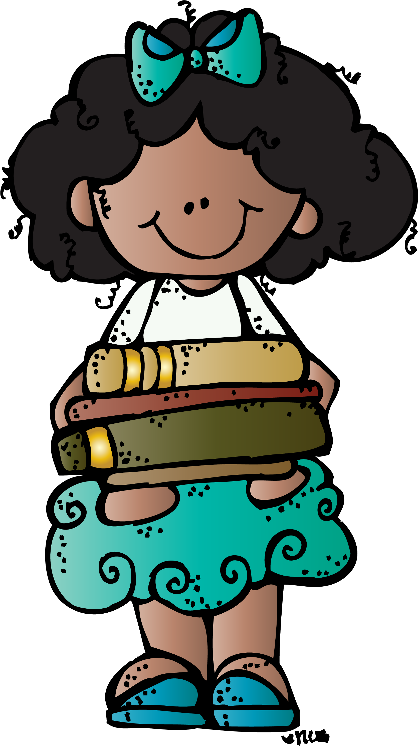 Brain Clipart Rock - Melonheadz Reading Clipart (1694x3000), Png Download