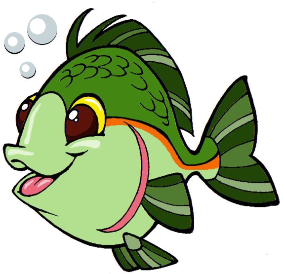 Pin By Marina ♥♥♥ On Mar Ii - Fish Cartoon Clipart (600x586), Png Download