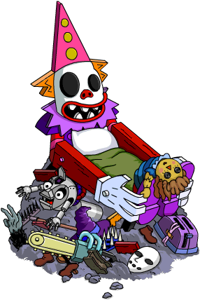Clown Bed - Clown Bed Simpsons (286x428), Png Download