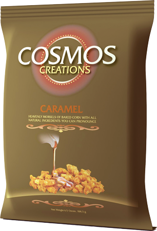 Cc Caramel - Cosmos Creations Salted Caramel Baked Corn, 6.5 Oz, (306x450), Png Download