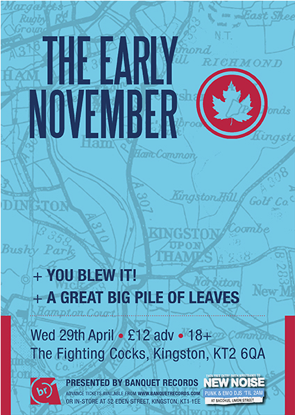 The Early November / You Blew It / A Great Big Pile - Early November (598x598), Png Download