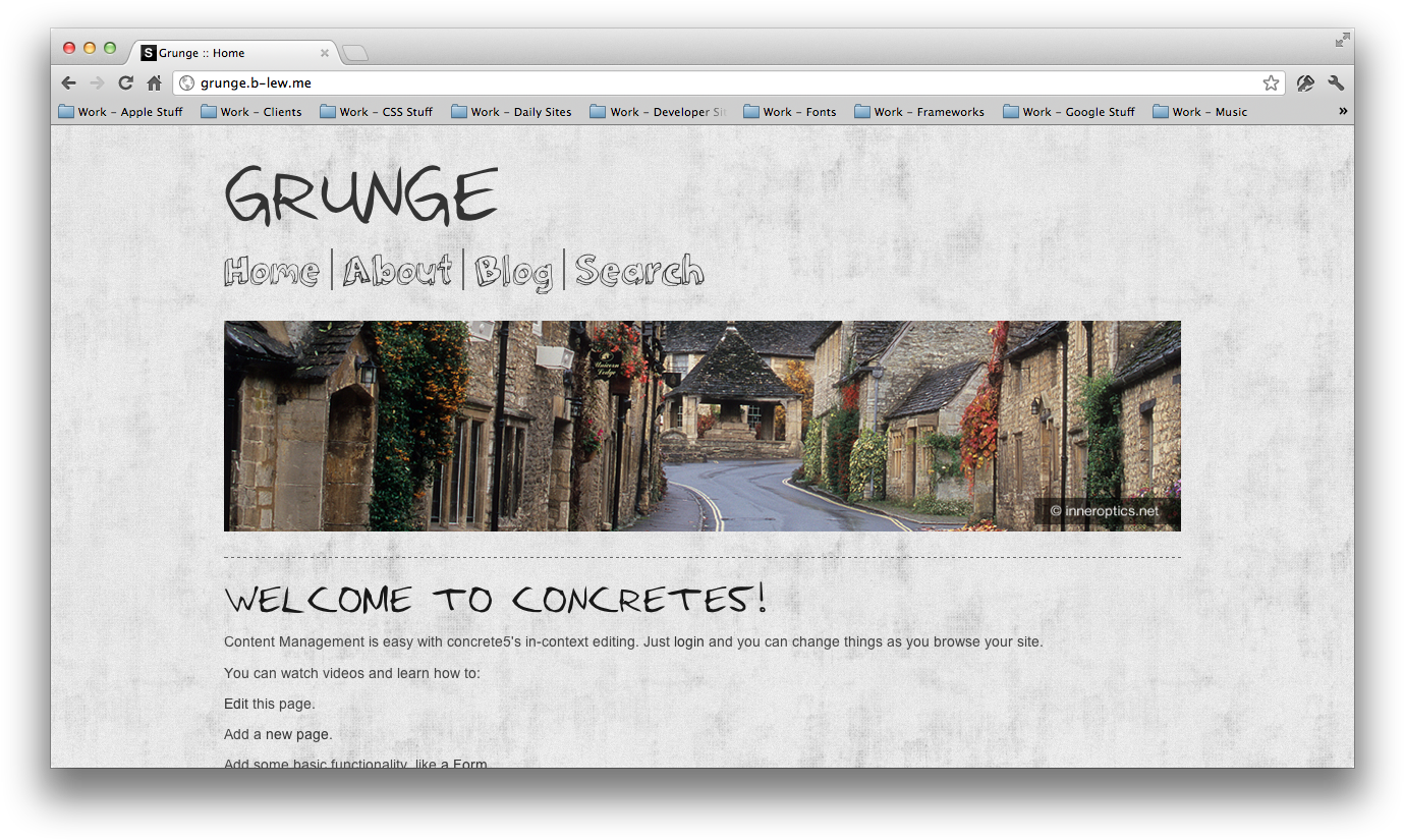 Grunge - Castle Combe (1394x840), Png Download