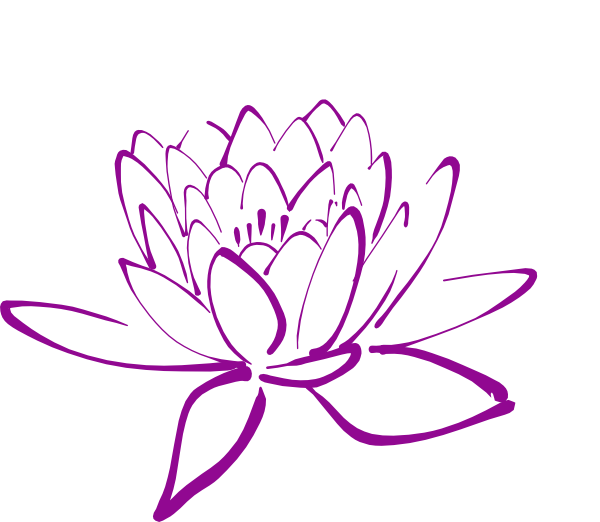 Magnolia Flower Clip Art - Purple Magnolia Clip Art (600x522), Png Download