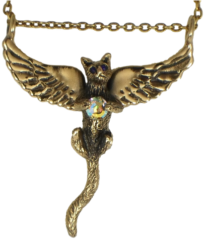 Flying Cat Pendant - Pendant (600x500), Png Download