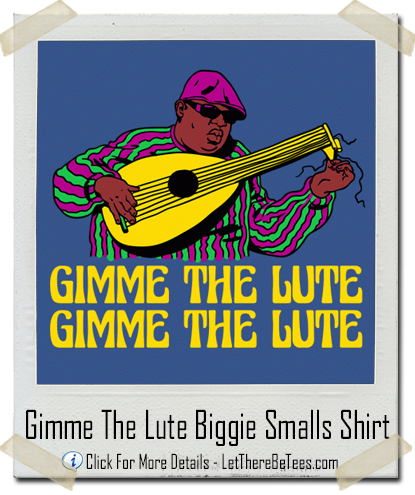 Gimme The Lute Biggie Smalls - Poster (415x495), Png Download