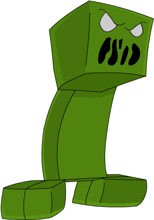 Creeper Minecraft Png - Creeper Animado Png (642x467), Png Download