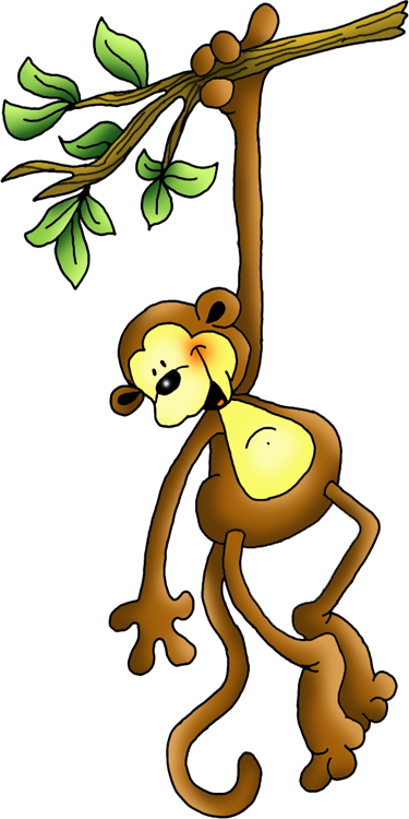 Black And White Download A Al Clip Art Album And Embroidery - Jungle Safari Clip Art (375x750), Png Download