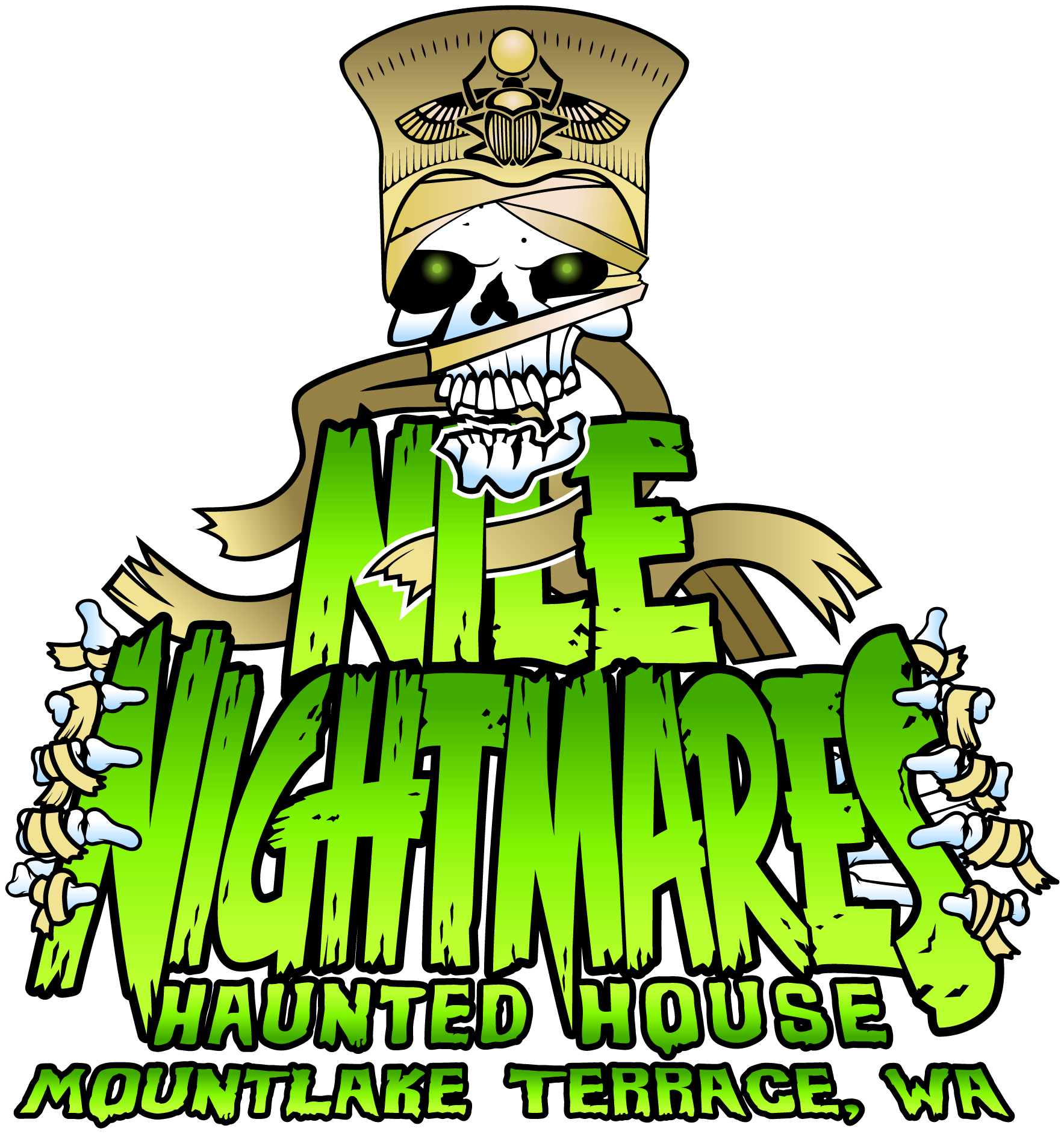 Png Free Download Nile Nightmares Haunted House In - Nile Nightmares Haunted House (2000x2000), Png Download