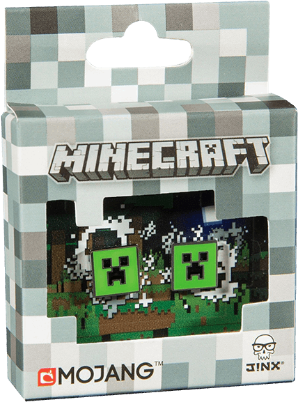 Creeper Minecraft Earrings (600x600), Png Download