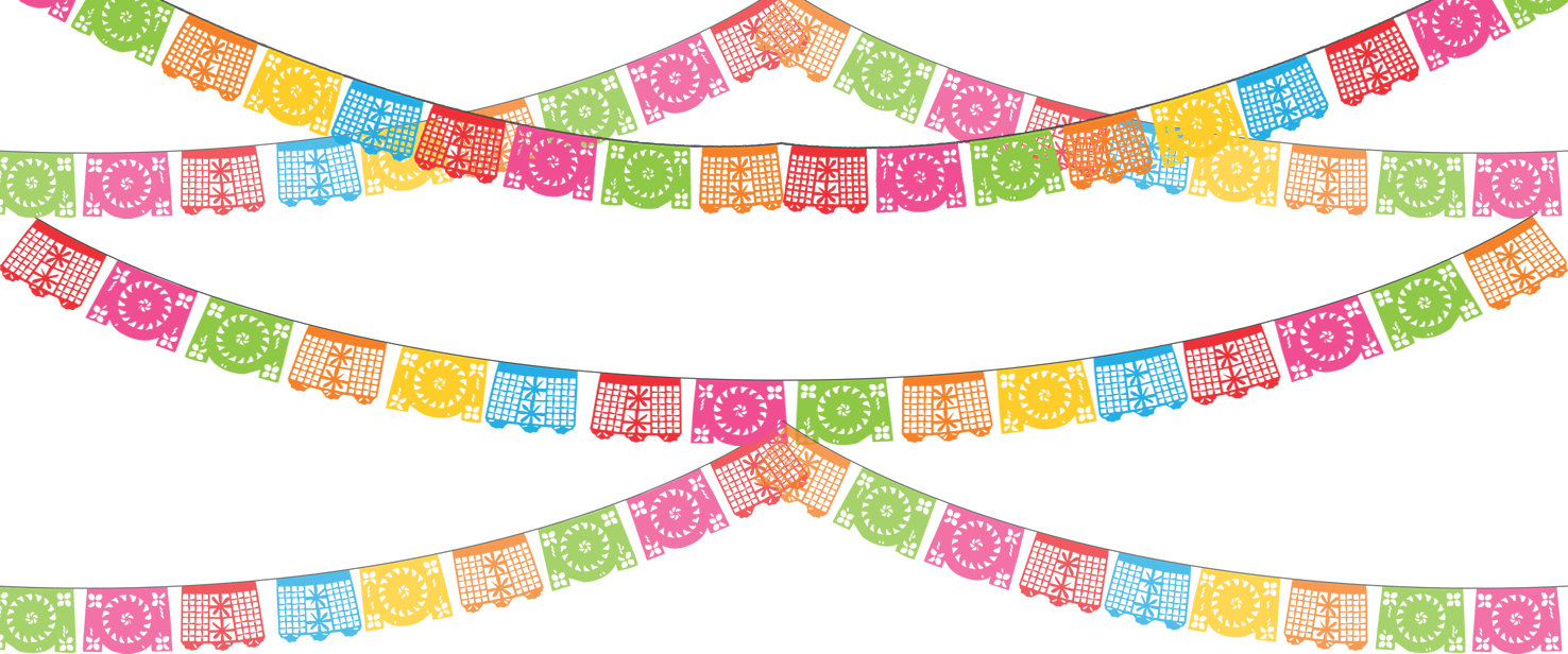 Png Birthdays Pinterest Papelpicadopng - Fiesta Banner Clipart (1476x616), Png Download