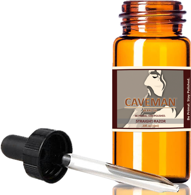 Straight Razor Beard Oil - Caveman Island Breeze Beard Oil Leave In Conditioner (800x800), Png Download