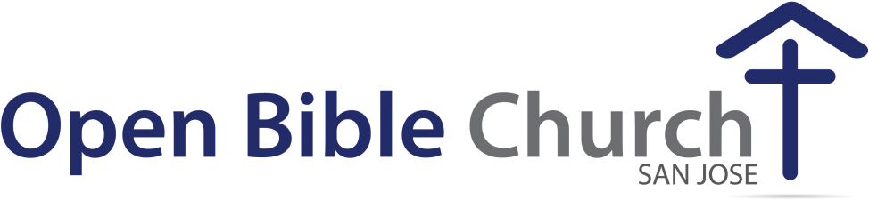 San Jose Open Bible Church (1024x258), Png Download