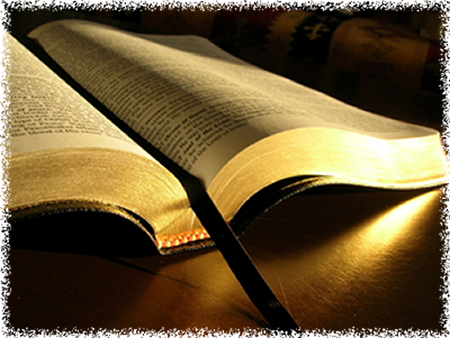 Open Bible (450x338), Png Download