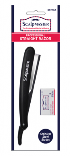 Scalpmaster Professional Straight Razor Scalpmaster - Scalpmaster Beard Styling Tool (500x500), Png Download