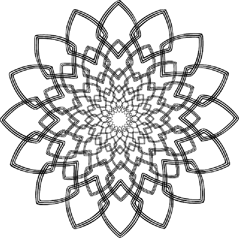 Action - Mindfulness Colouring (800x795), Png Download