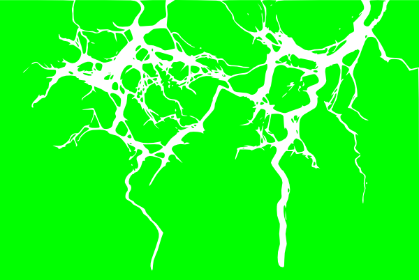 Green Lightning Png - Epilpesy And The Epileptic (600x402), Png Download