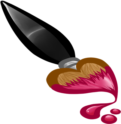 Paint Brush Clipart Pink - Oc Pony Cutie Marks (420x420), Png Download