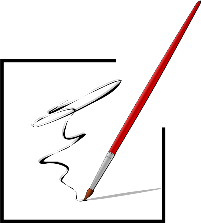 All Photo Png Clipart - Paint Brush Draw Png (750x750), Png Download