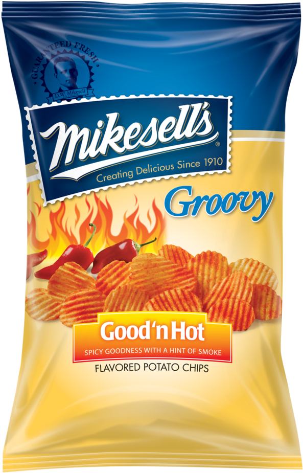 Good'n Hot Groovy Potato Chips - Good N Hot Potato Chips (1024x1024), Png Download
