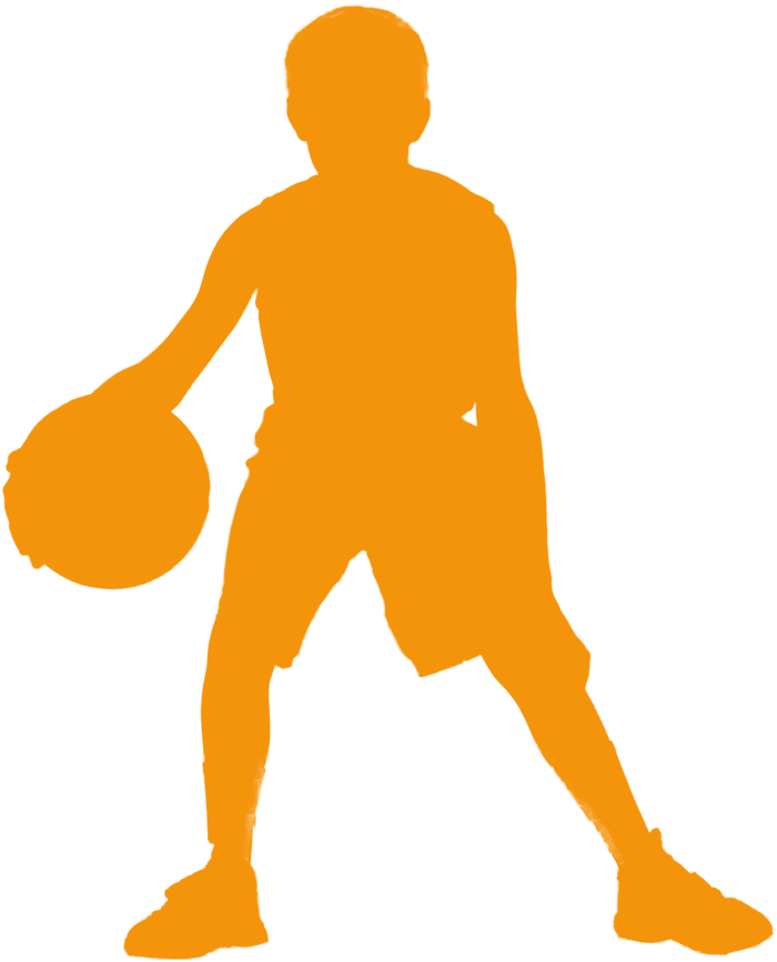3rd/4th Grade 5th/6th Grade - Young Player Basketball Silhouette (700x867), Png Download