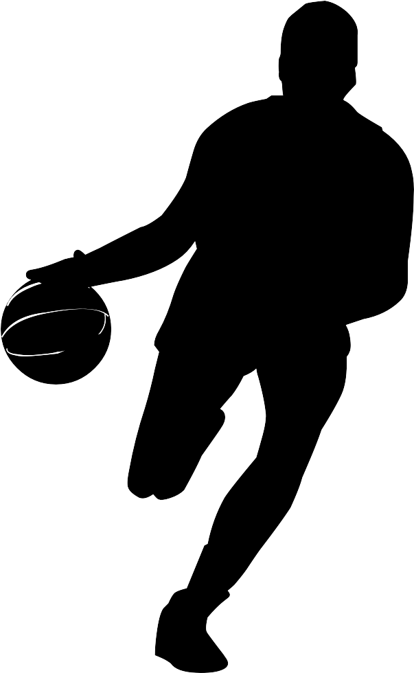 Logo Nieuw Klein - Basketball Player Silhouettes (1250x1250), Png Download
