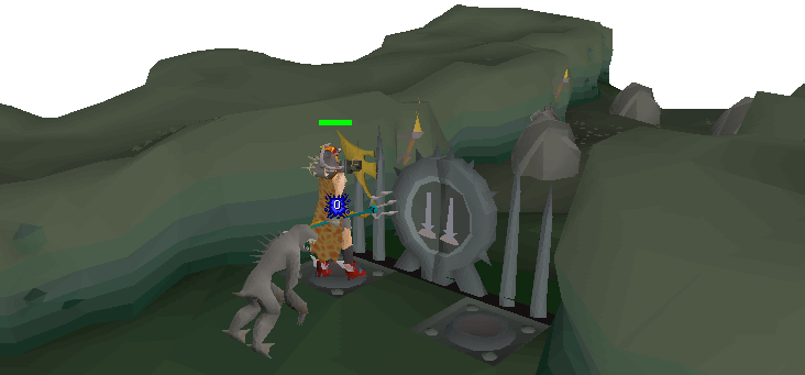 Dagannoth King Doors - Osrs Dungeon Door (732x341), Png Download