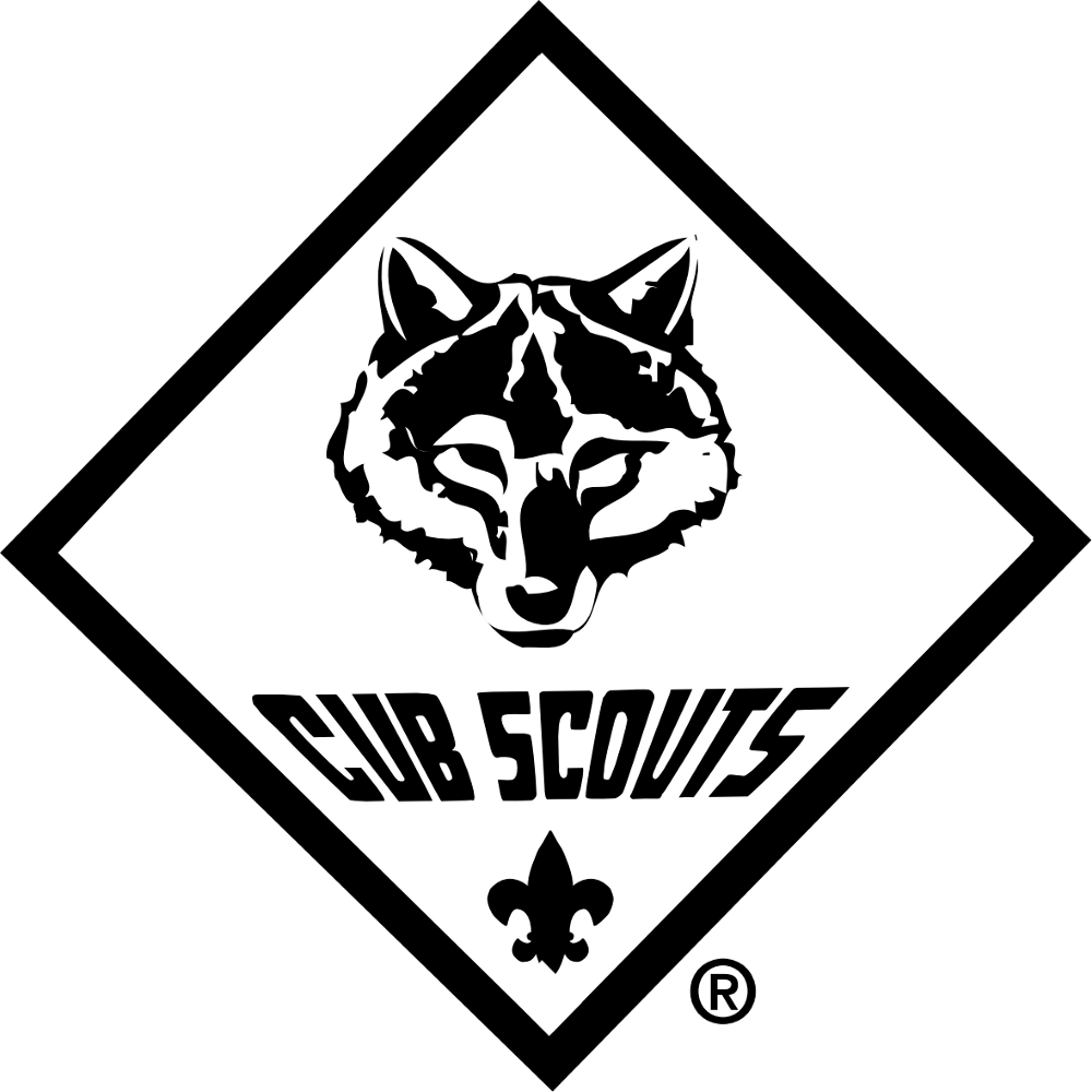Cub Scout Logo Black And White Png 1000 X - Cub Scouts Logo (1000x1000), Png Download