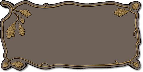 Clipart Frames Illustrations Hd - Wood (500x252), Png Download