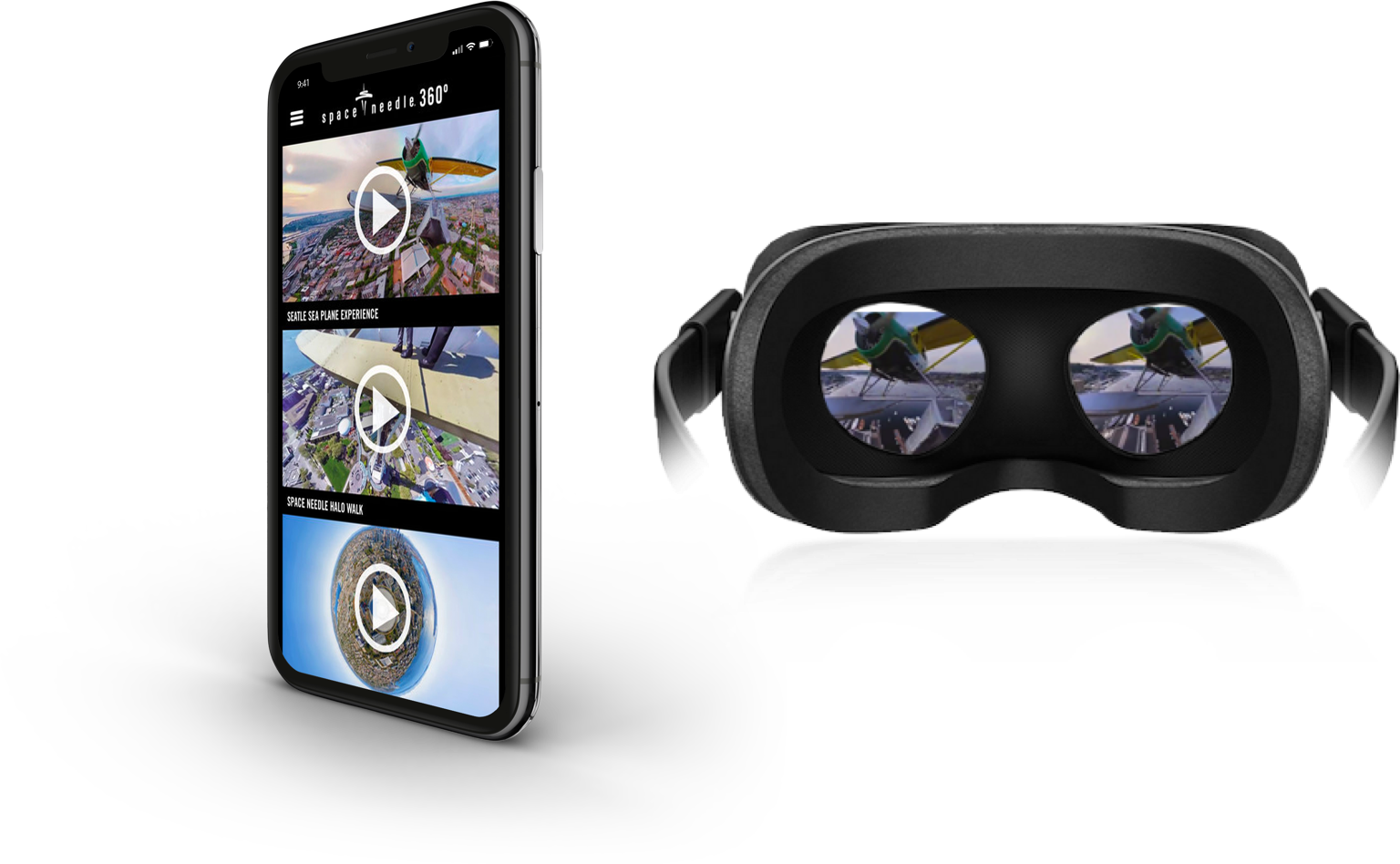 Space Needle 360° - Iphone (1536x948), Png Download