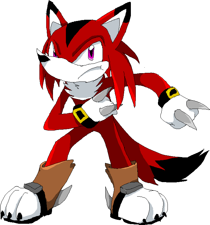 Reddhart The Red Wolf ^ ^ - Red Wolf (1000x1000), Png Download