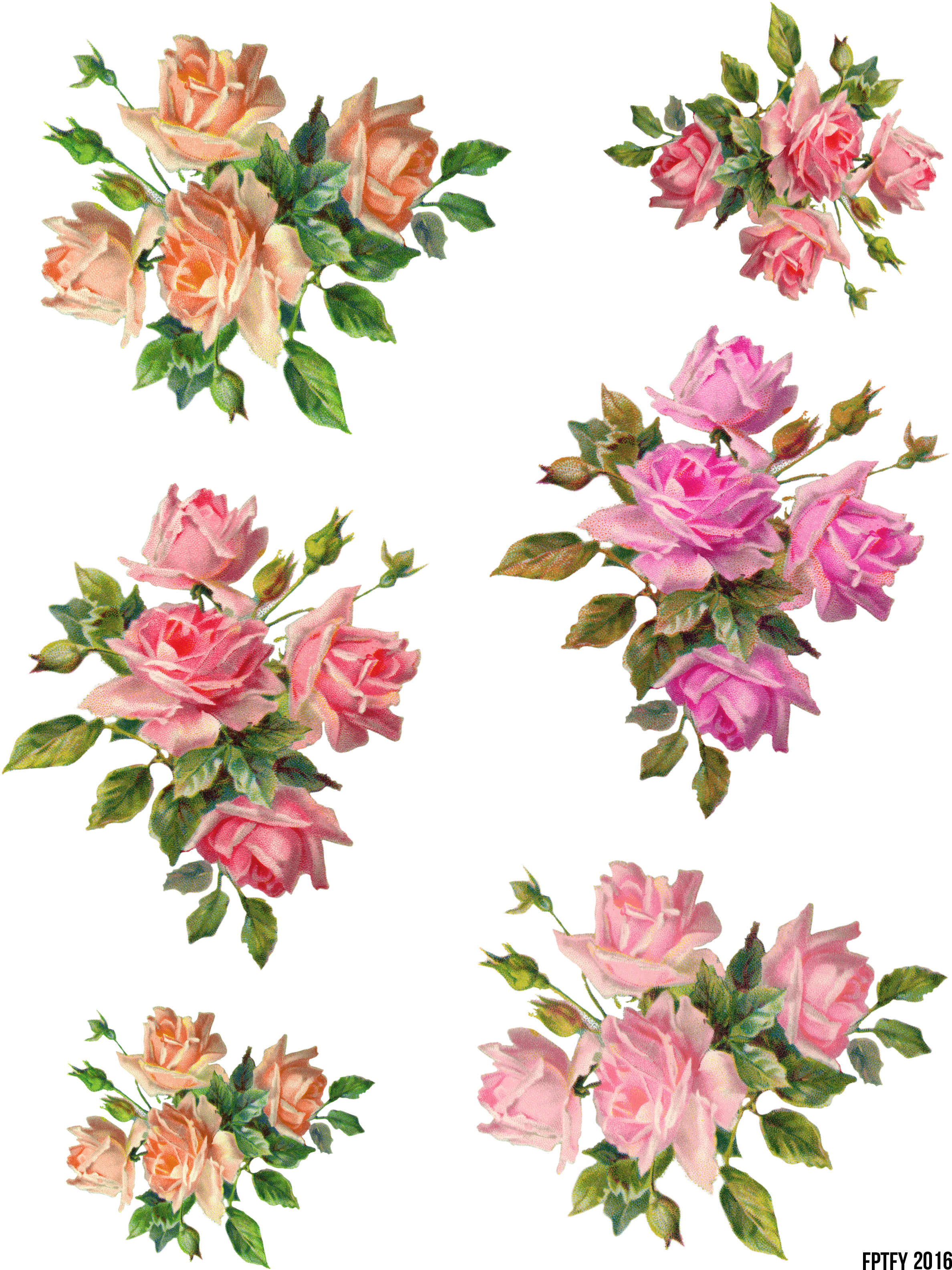 Large Collection Of Free Vintage Clip Art (2550x3300), Png Download