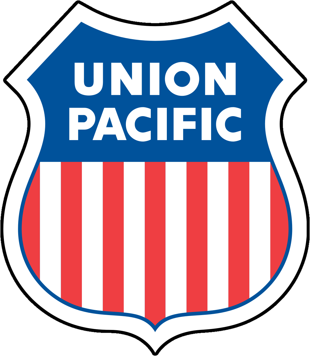 Download Logo - Union Pacific Railroad (1022x1174), Png Download