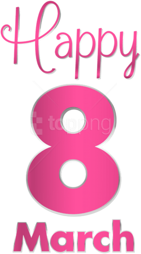 Free Png Download 8 March Pink Transparent Png Images - 8 March Png (480x860), Png Download