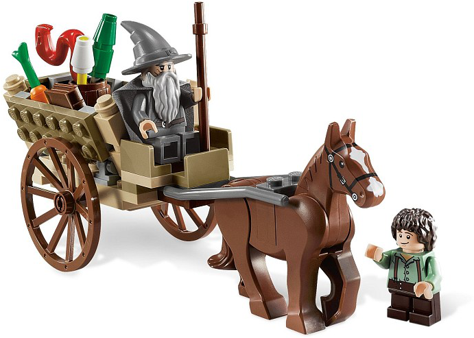 9469 Gandalf Arrives - Lego Gandalf Arrives (690x690), Png Download