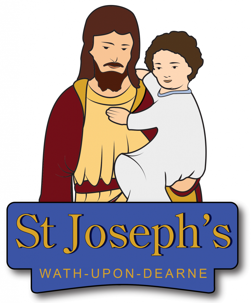Svg Library Saint Joseph S Church Wath Upon Dearne - St Joseph Catholic Church Logo (851x1024), Png Download