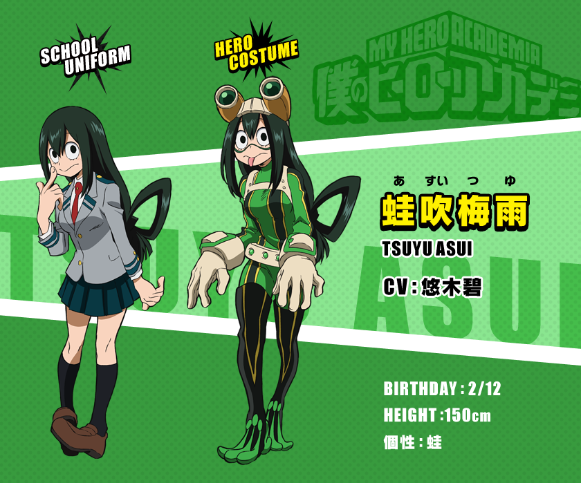 [tsuyu Asui] - Cartoon (840x699), Png Download