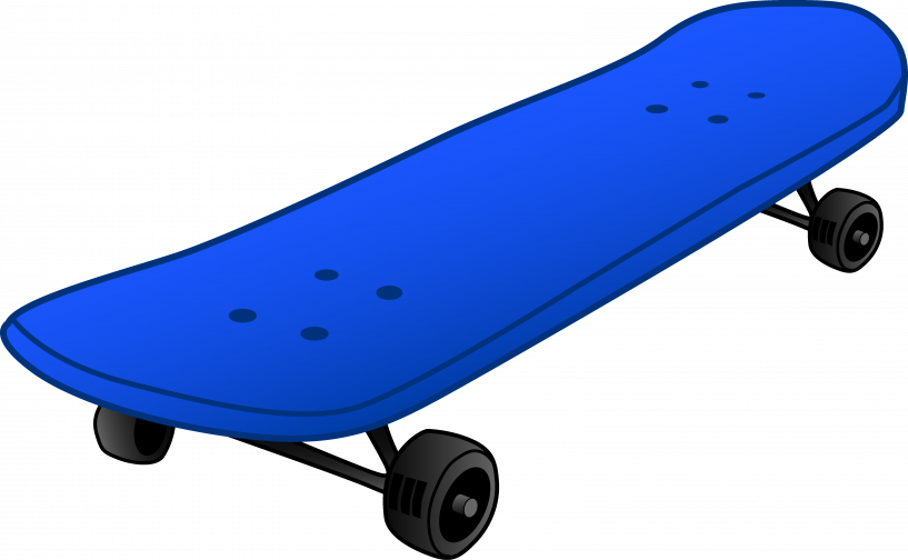 Skateboard Clipart (817x504), Png Download