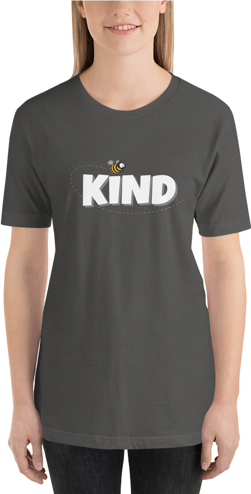 Bee Kind Featuring Busy The Bee, T-shirt By Rob Kaz - T-shirt (1000x1000), Png Download