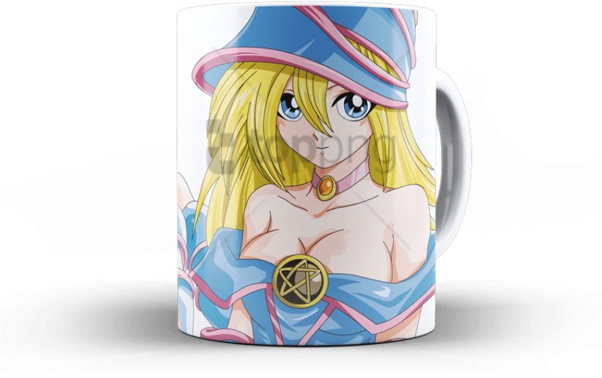 Free Png Download Dark Magician Girl Png Images Background - Cartoon (850x634), Png Download