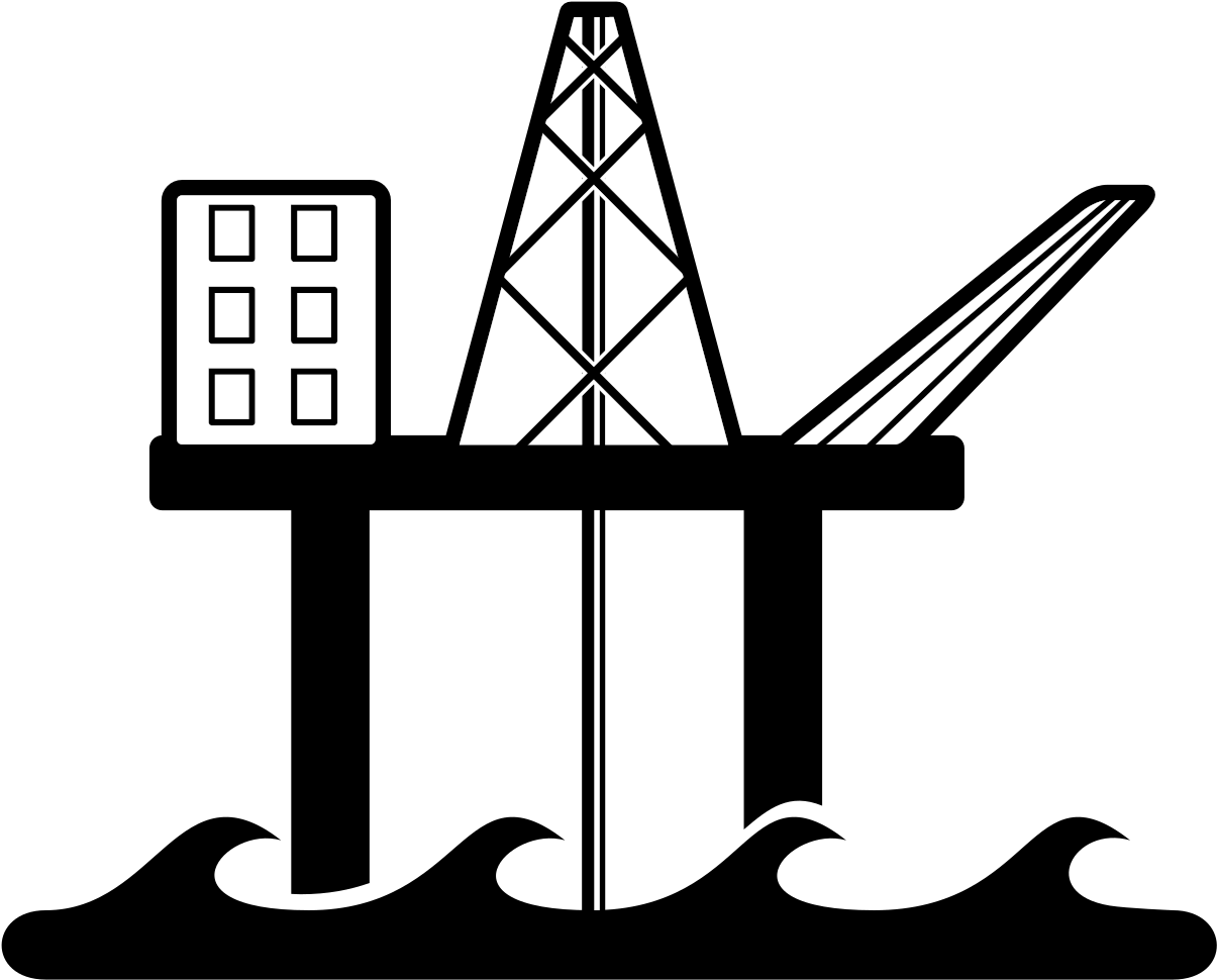 File - Offshore Platform - Svg (1255x1024), Png Download