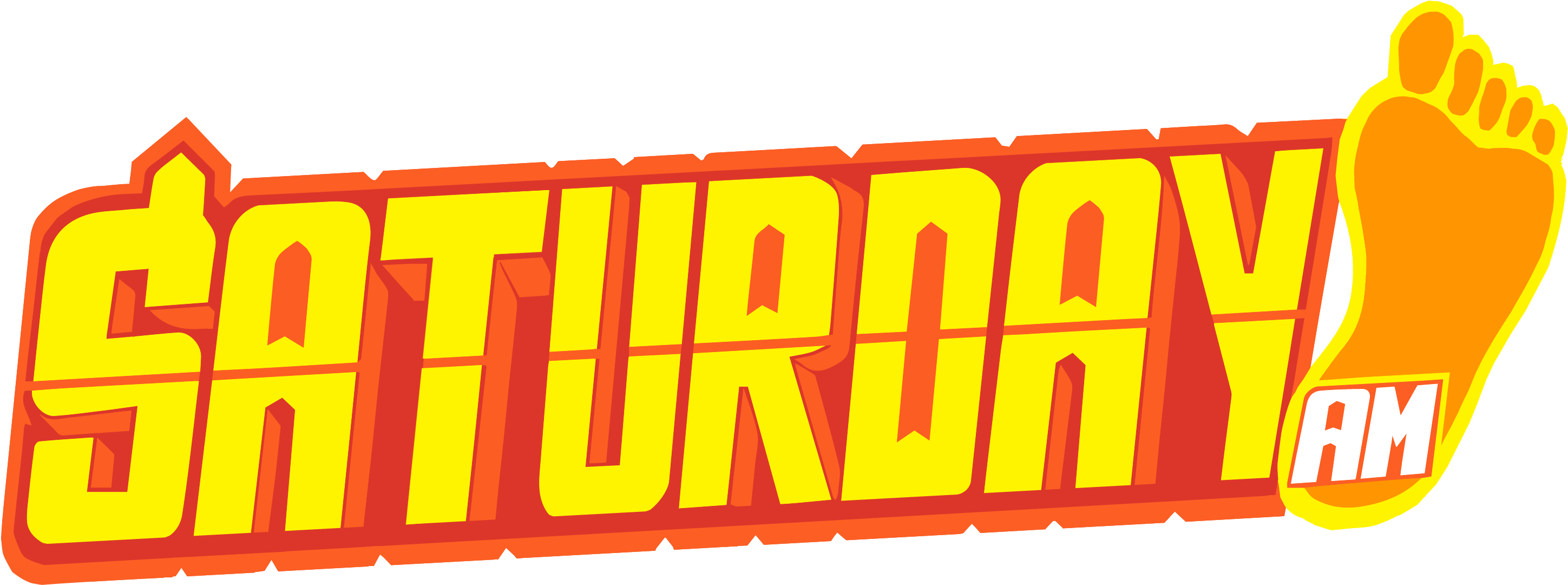 6 - Saturday Am Logo (2942x1087), Png Download