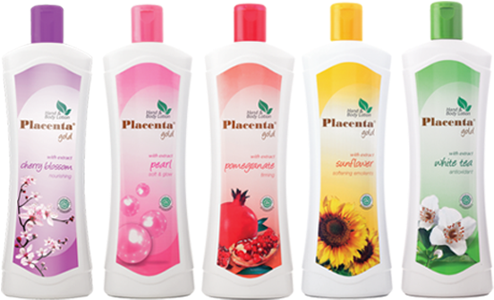 Hand & Body Lotion Gold Series - Plastic Bottle (1042x500), Png Download