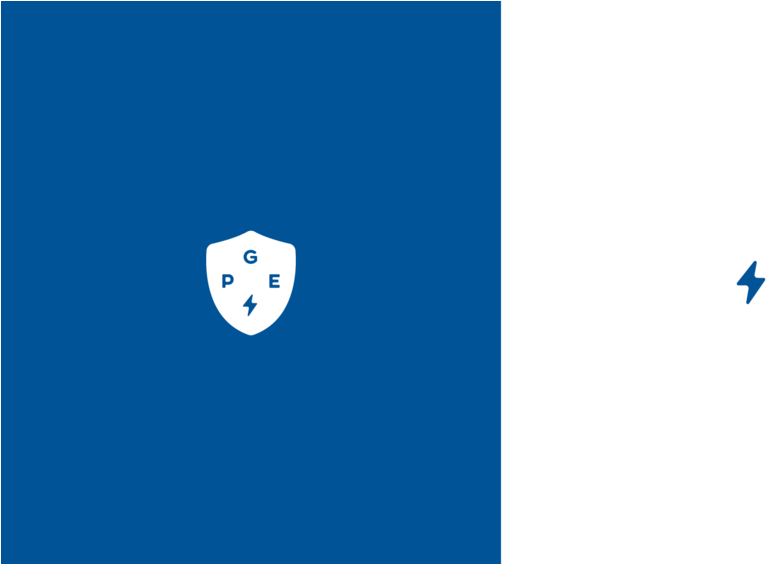 Pge-bolts - Emblem (1000x563), Png Download