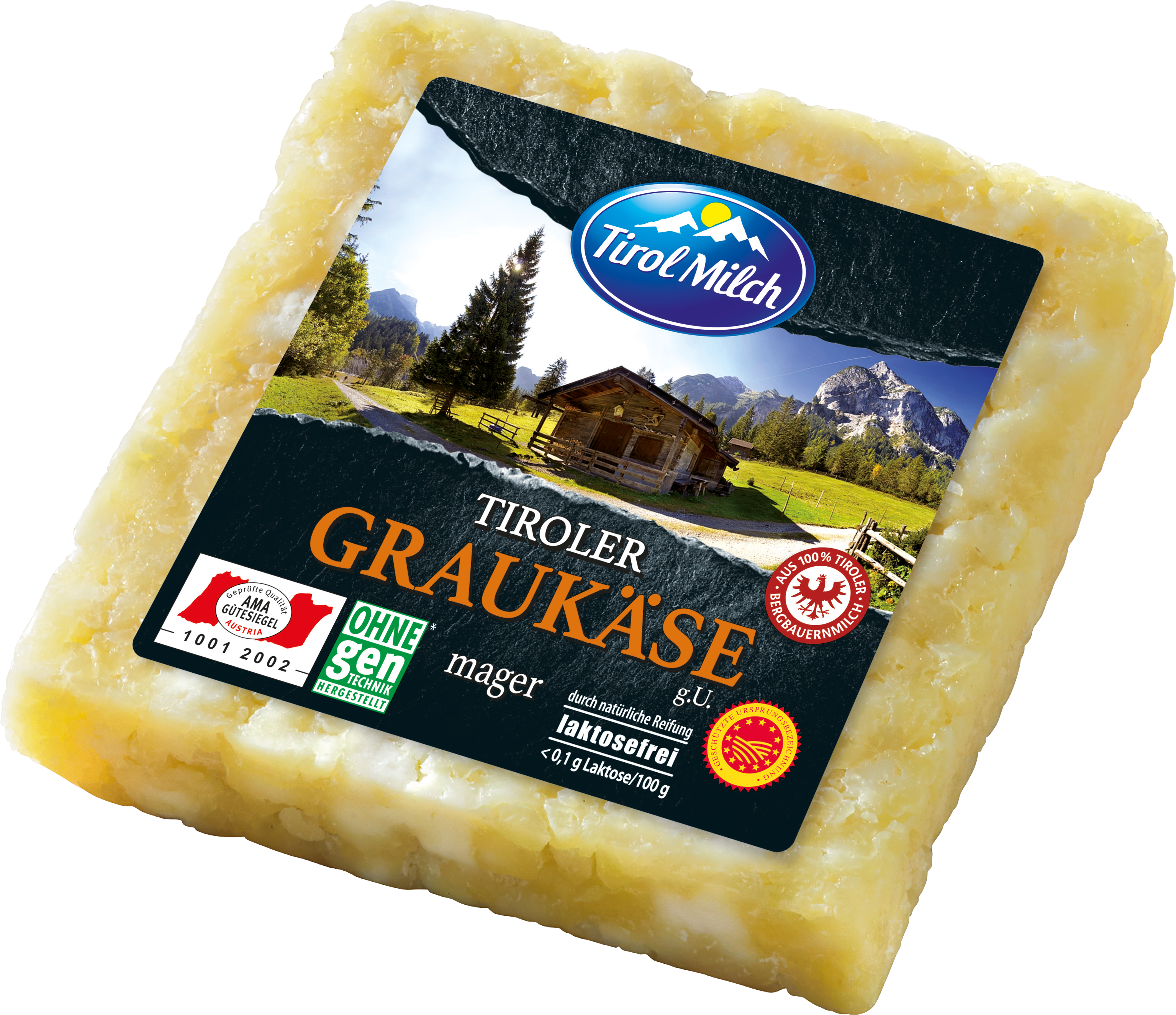 Tirol Milch Grey Cheese - Tirol Milch (3070x2651), Png Download