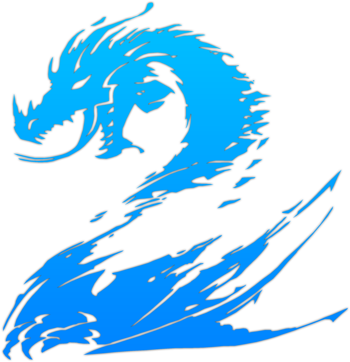 Guild Wars 2 Dragon Logo (894x894), Png Download