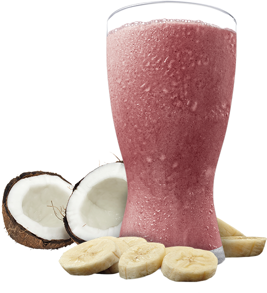 Banana Coconut Cruise - Health Shake (600x600), Png Download