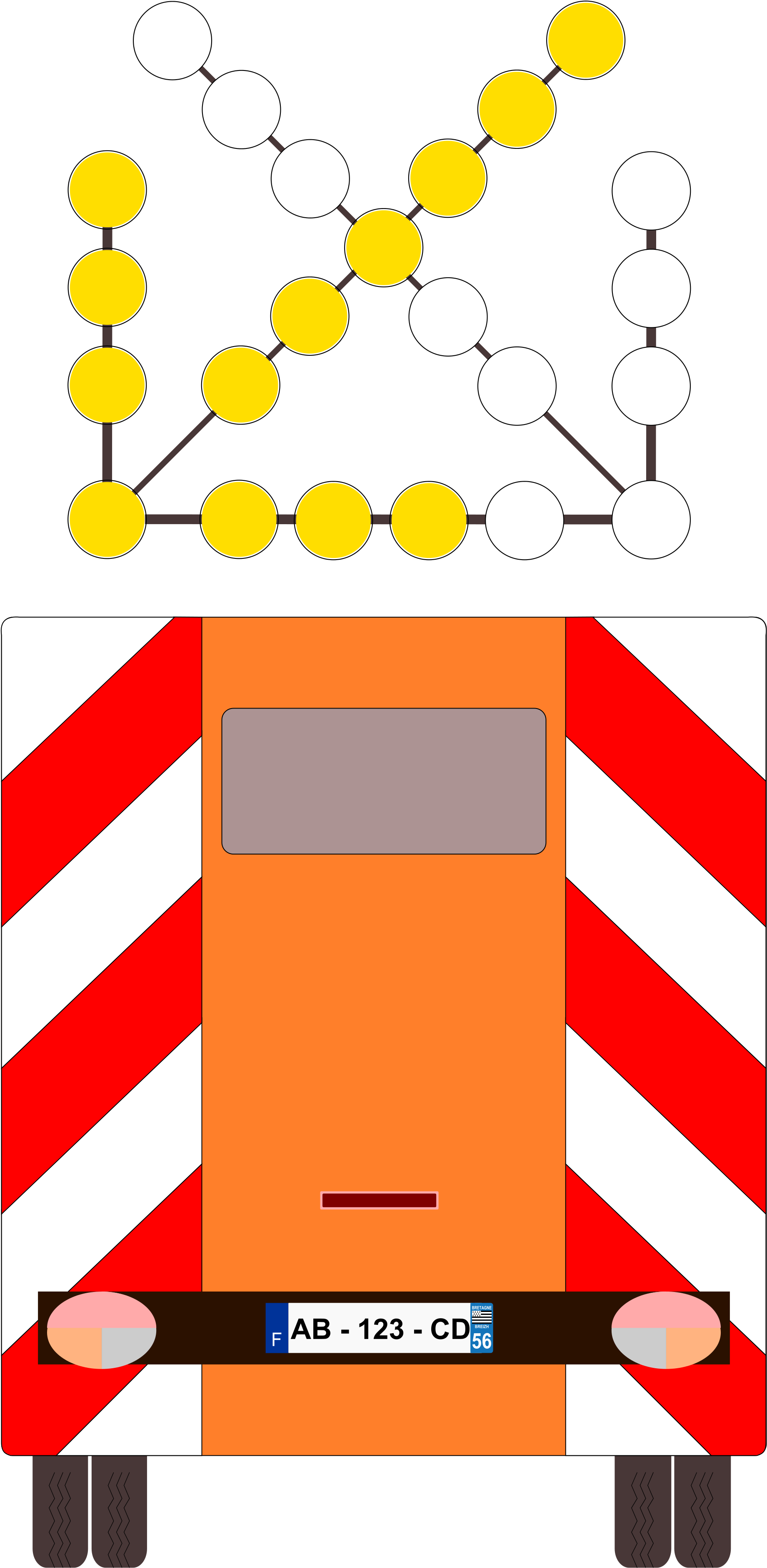 Fleche Lumineuse Urgence (1977x3827), Png Download