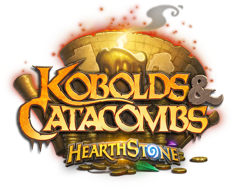 Hearthstone Interview With Jomaro Kindred And Mike - Hearthstone Kobolds And Catacombs Logo (800x700), Png Download
