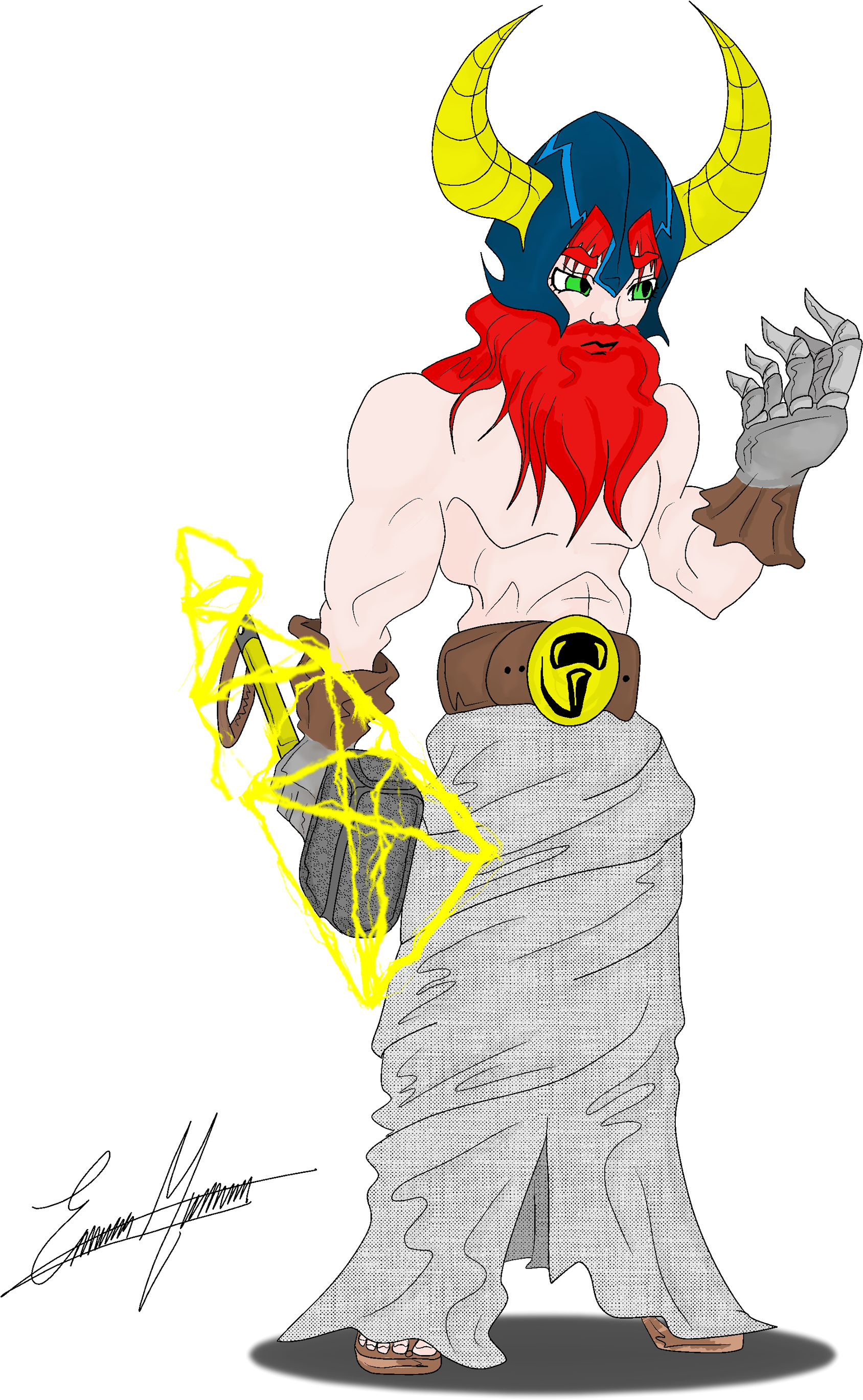 10,000 Punishments For A Sin - Cartoon (2300x2976), Png Download